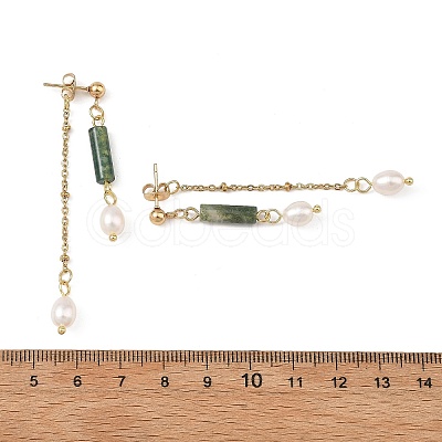 304 Stainless Steel Stud Earrings EJEW-JE07386-01-1