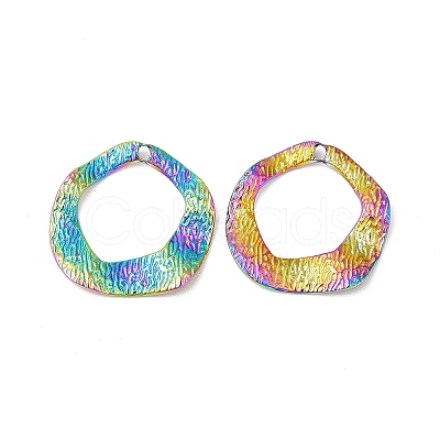 Ion Plating(IP) 304 Stainless Steel Pendants STAS-L268-006MC-1