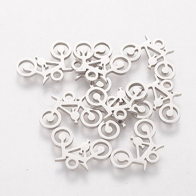 Tarnish Resistant 304 Stainless Steel Charms LS-STAS-Q201-T210-1