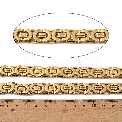 201 Stainless Steel Byzantine Chains SA-E001-14G-01-1