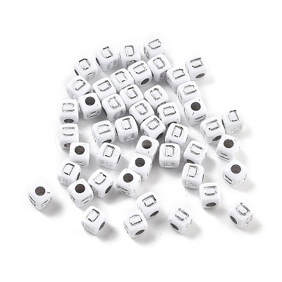 Opaque Acrylic Beads OACR-D282-06D-1