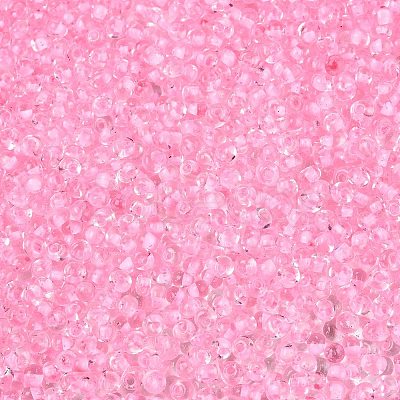 8/0 Inside Colours Transparent Glass Seed Beads X1-SEED-T007-06G-1