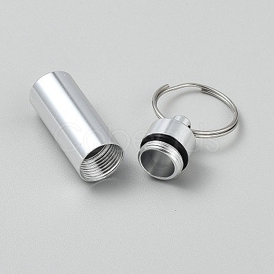 Aluminum Keychain Hanging Bottle DIY-WH0888-374B-1