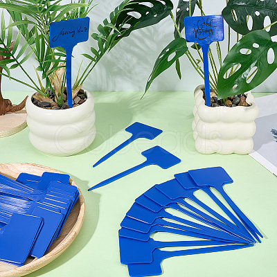 50Pcs Plastic Plant Labels FIND-SP0005-64E-1