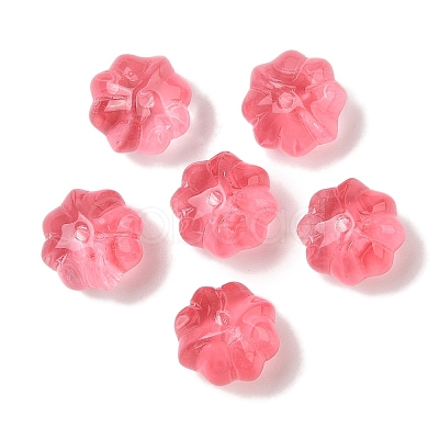 Transparent Spray Paint Glass Beads GLAA-Z011-10E-1