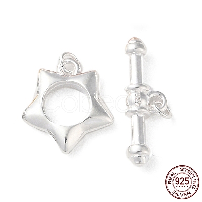 925 Sterling Silver Toggle Clasps STER-D005-06S-1