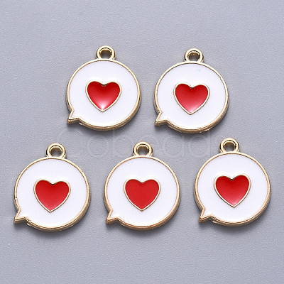 Alloy Enamel Pendants ENAM-S121-120A-1