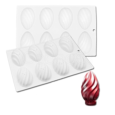 DIY Half Easter Surprise Eggs Food Grade Silicone Molds DIY-E060-03F-1