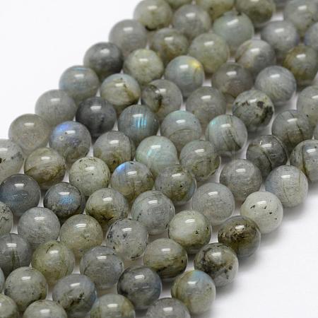 Natural Labradorite Beads Strands G-P322-29-8mm-1