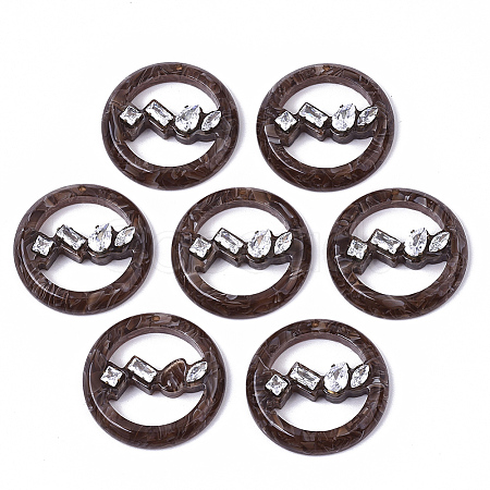 Cellulose Acetate(Resin) Pendants KY-S163-101B-01-1