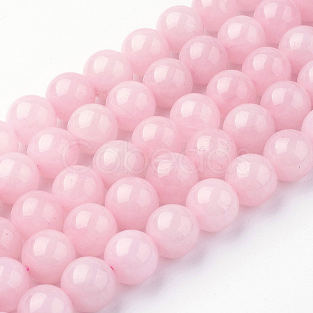 Natural Rose Quartz Bead Strands G-G735-59-12mm-1