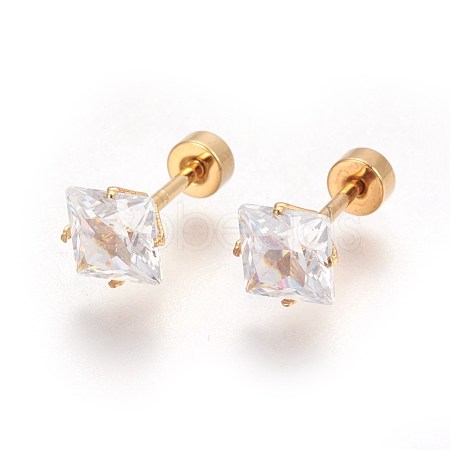 304 Stainless Steel Earlobe Plugs STAS-I113-24G-1