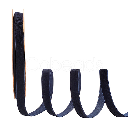 Single Face Velvet Ribbons OCOR-WH0080-14A-01-1