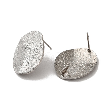 Non-Tarnish 304 Stainless Steel Stud Earrings Findings STAS-B041-04P-1