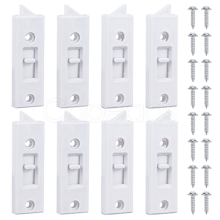 Gorgecraft 4 Pairs Plastic Window Latch Locks KY-GF0001-26B-1