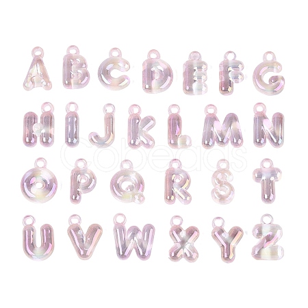 UV Plating Rainbow Iridescent Acrylic Pendants OACR-K003-007E-1