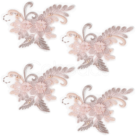 Polyester Applique Embroidery DIY-WH20055-026A-1