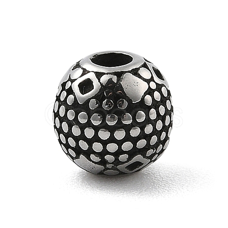 316 Surgical Stainless Steel Beads STAS-S173-19AS-1