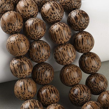 Natural Coconut Wood Beaded Strands COCB-P002-10B-1