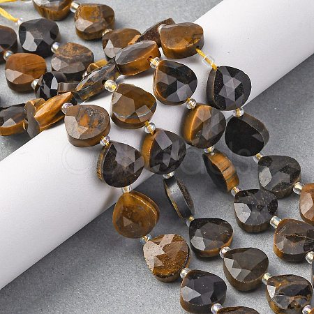 Natural Tiger Eye Beads Strands G-P570-E04-02-1