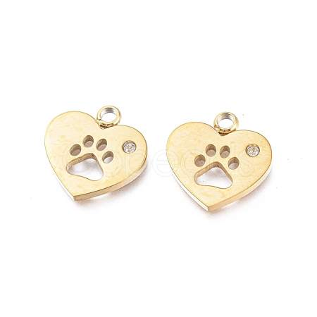 Ion Plating(IP) 304 Stainless Steel Charms X-STAS-L245-002G-1