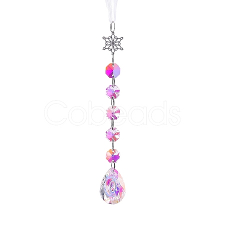 Metal Snowflake Hanging Ornaments PW-WGEE7F3-06-1