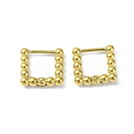 Ion Plating(IP) Real 18K Gold Plated 316 Stainless Steel Hoop Earrings EJEW-L267-005G-05-1
