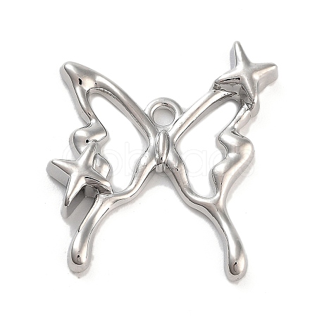 Silver Alloy Pendants PALLOY-U003-08D-S-1