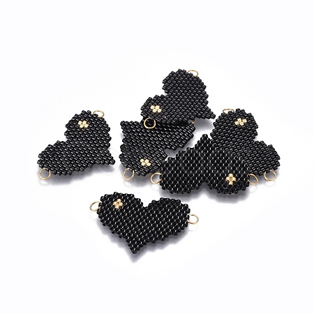 MIYUKI & TOHO Handmade Japanese Seed Beads Links SEED-A029-EG03-1