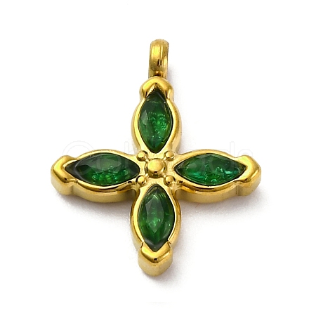 304 Stainless Steel Pendants STAS-C118-01G-05-1