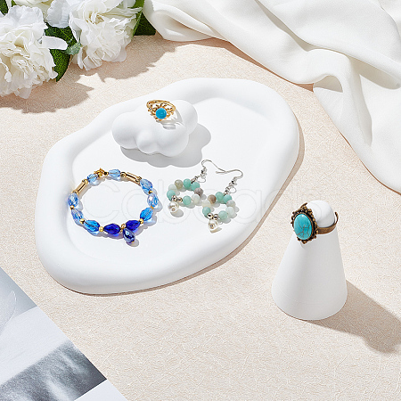 3Pcs 3 Style Gesso Jewelry Plate DJEW-WR0001-02-1