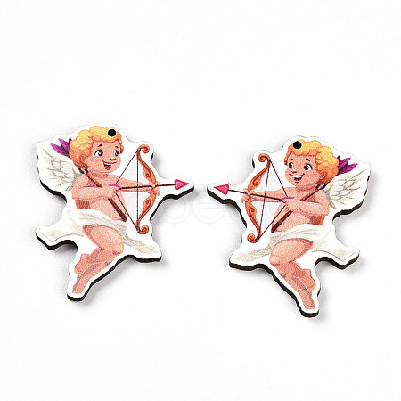 Printed Wood Pendants WOOD-T032-04Q-1