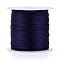 Polyester Braided Metallic Thread, for DIY Braided Bracelets Making and Embroidery, Indigo, 0.4mm, 6-Ply, about 54.68 yards(50m)/roll