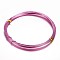 Round Aluminum Craft Wire, for Beading Jewelry Craft Making, Deep Pink, 20 Gauge, 0.8mm, 10m/roll(32.8 Feet/roll)