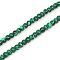 Imported Synthetic Malachite Round Beads Strands, Dyed, 2mm, Hole: 0.8mm, about 184pcs/strand, 16 inch