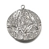 304 Stainless Steel Pendants SA-CBA7C25-01B-P-1