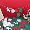 Christmas Cloth Flag Banners DIY-WH0401-91-4
