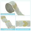 Polyester Jacquard Leaf Ribbon for Garment Accessories OCOR-WH0097-23A-5