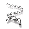 Tarnish Resistant 304 Stainless Steel Curb Chain Extender STAS-K195-29P-09-1