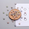 Silver Color Plated Alloy Rhinestone European Beads CPDL-X0001-02-4