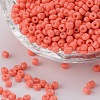 Baking Paint Glass Seed Beads SEED-S003-K16-1