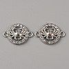 Alloy Crystal Rhinestone Connector Charms FIND-WH0002-75P-1