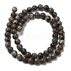 Natural Fluorescent Syenite Rock(Glow under UV Light) Beads Strands G-K340-A05-02-3