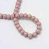 Painted Glass Beads Strands X-DGLA-S071-6mm-B24-3