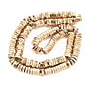 Electroplated Synthetic Non-magnetic Hematite Beads Strands G-M095-G01-03KCG-4