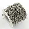 Tarnish Resistant 201 Stainless Steel Unwelded Rolo Chains CHS-R008-16-2