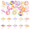 20Pcs 10 Styles Acrylic Pendants MACR-TA0002-20-1