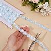 5 Yards Polyester Lace Ribbons SRIB-OC0001-11B-3