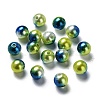 Rainbow ABS Plastic Imitation Pearl Beads OACR-Q174-8mm-16-1