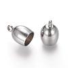 Tarnish Resistant 304 Stainless Steel Cord Ends STAS-P118-02-2